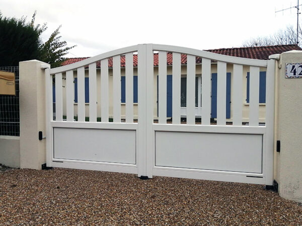 Portail Aluminium Blanc